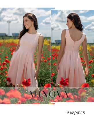 Сукня №3077- персик_minova_6