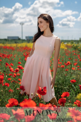 Сукня №3077- персик_minova_4