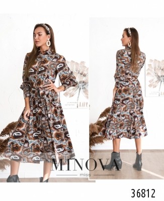 Сукня №3133-коричневий_minova_7