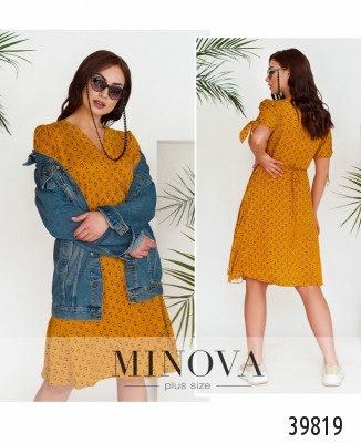 Cукня №3149B-гірчиця_minova_7