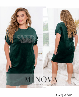 Домашня сукня  №2202-зелений_minova_7
