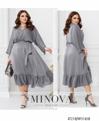 Сукня №3165B-Сірий_minova_7