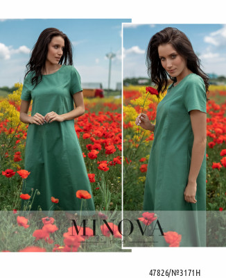 Сукня №3171Н-Зелений_minova_6