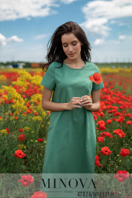 Сукня №3171Н-Зелений