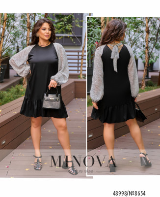 Сукня №8654-молочний_minova_7