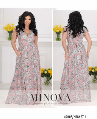 Сукня №8637-1-пудра_minova_6