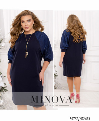 Сукня №2483-темно-синій_minova_7