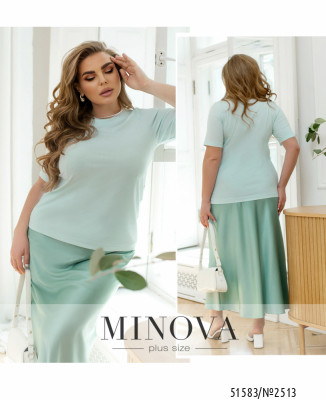 Футболка №2513-мята_minova_7