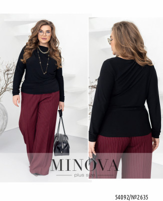 Лонгслів №2635-чорний_minova_7