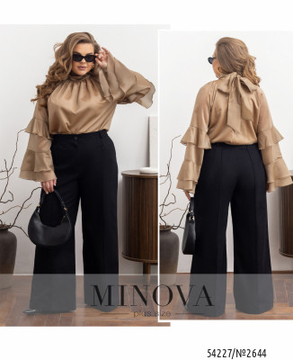 Блуза №2644-мокко_minova_7
