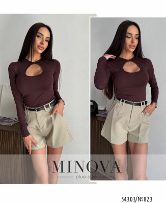Лонгслив №823-шоколадний_minova_7